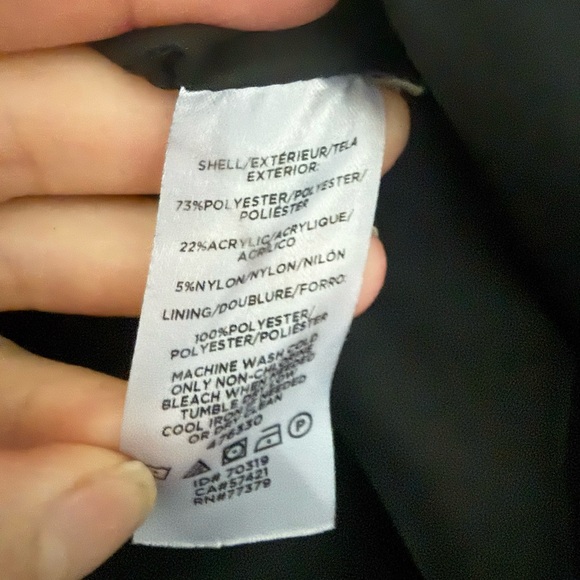 Ann Taylor Pencil Skirt in Black and White Patterned Tweed Size 8 - Picture 7 of 7